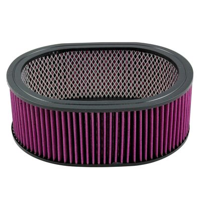Air Filter/Air Cleaner Element Red 15" Long 4" Tall Oval High Performance Cotton