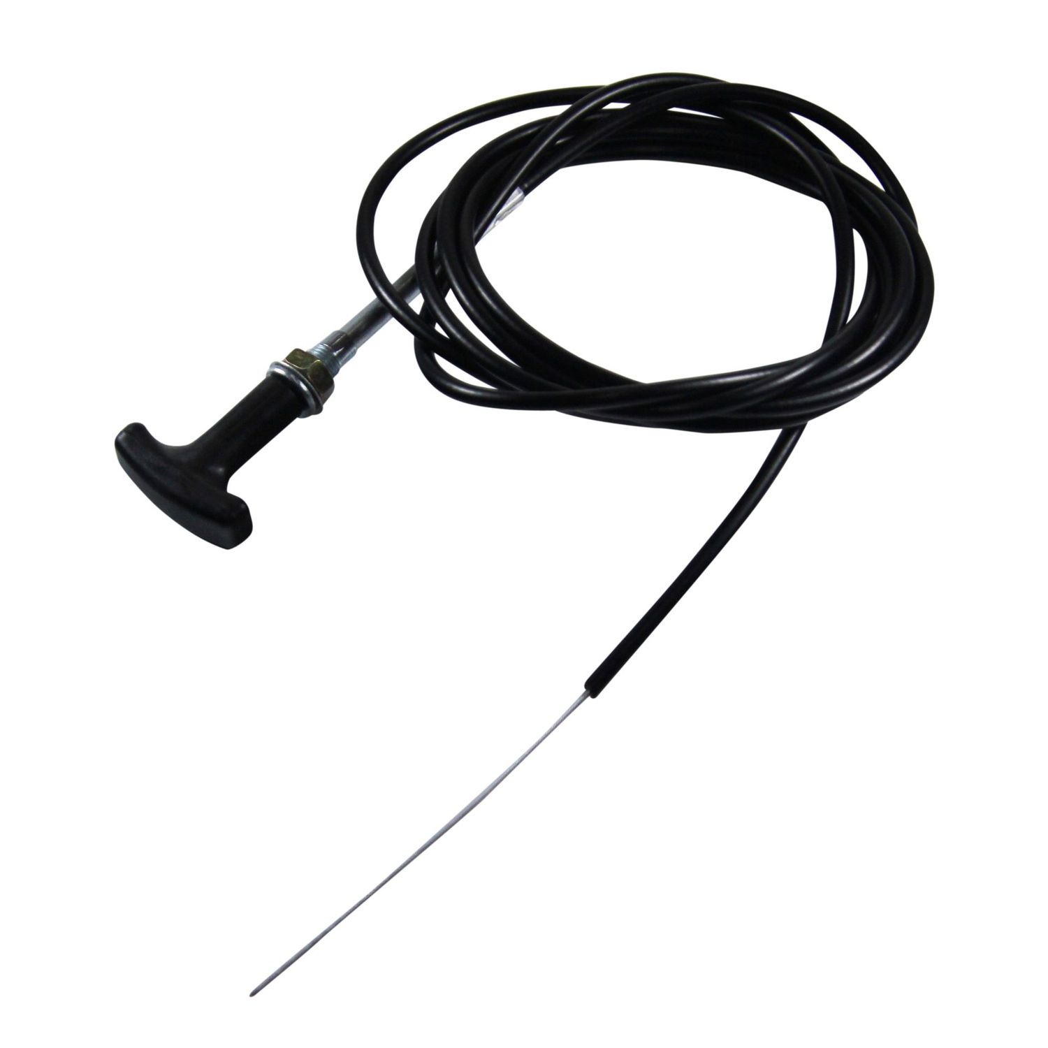 Bonnet Cable T Bar Handle 100 Inch (254cm) Long Plastic Coated Bonnet Cable T Bar Handle 100 Inch (254cm) Long Plastic Coated