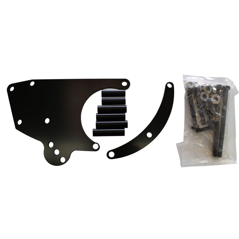 LS Chevrolet SD7 Air Conditioning Compressor Relocation Bracket Kit Black