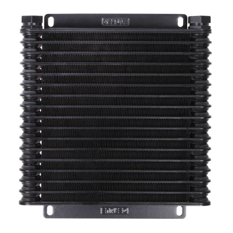 Derale 9000 Series 17 Row Plate & Fin Fluid Cooler 9-3/4"x10-5/8"x1-1/4" 33604