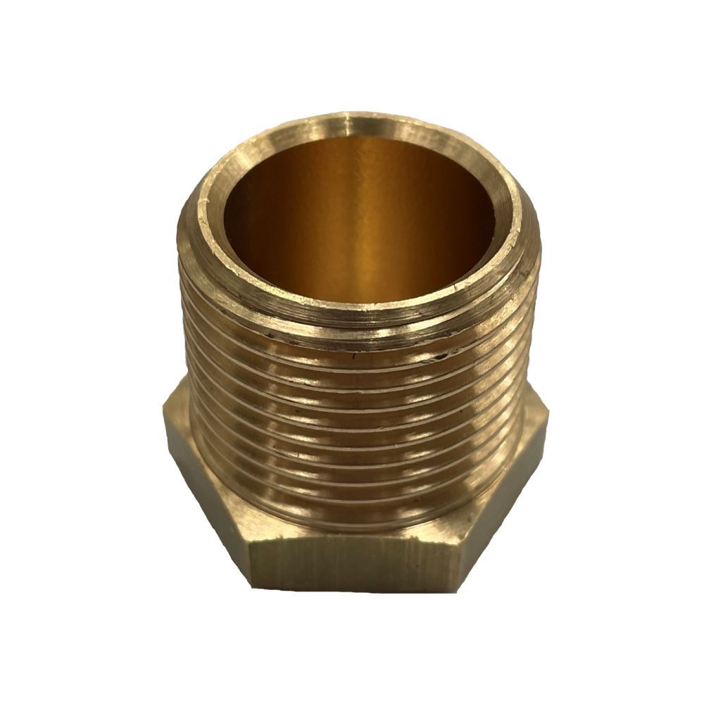 Brass External Hex Plug 1/8 Brass External Hex Plug 1/8" (9.7mm) Male BSP Thread