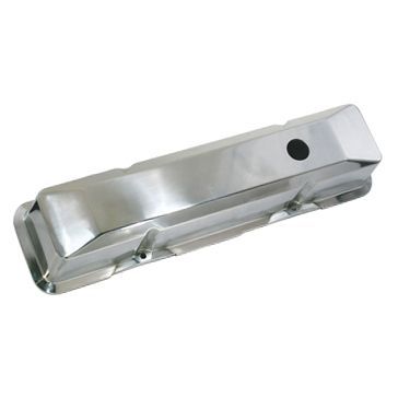 Valve Rocker Covers Tall Small Block Chev V8 Polished Plain Aluminum Recessed Style Valve Rocker Covers Tall Small Block Chev V8 Polished Plain Aluminum Recessed Style