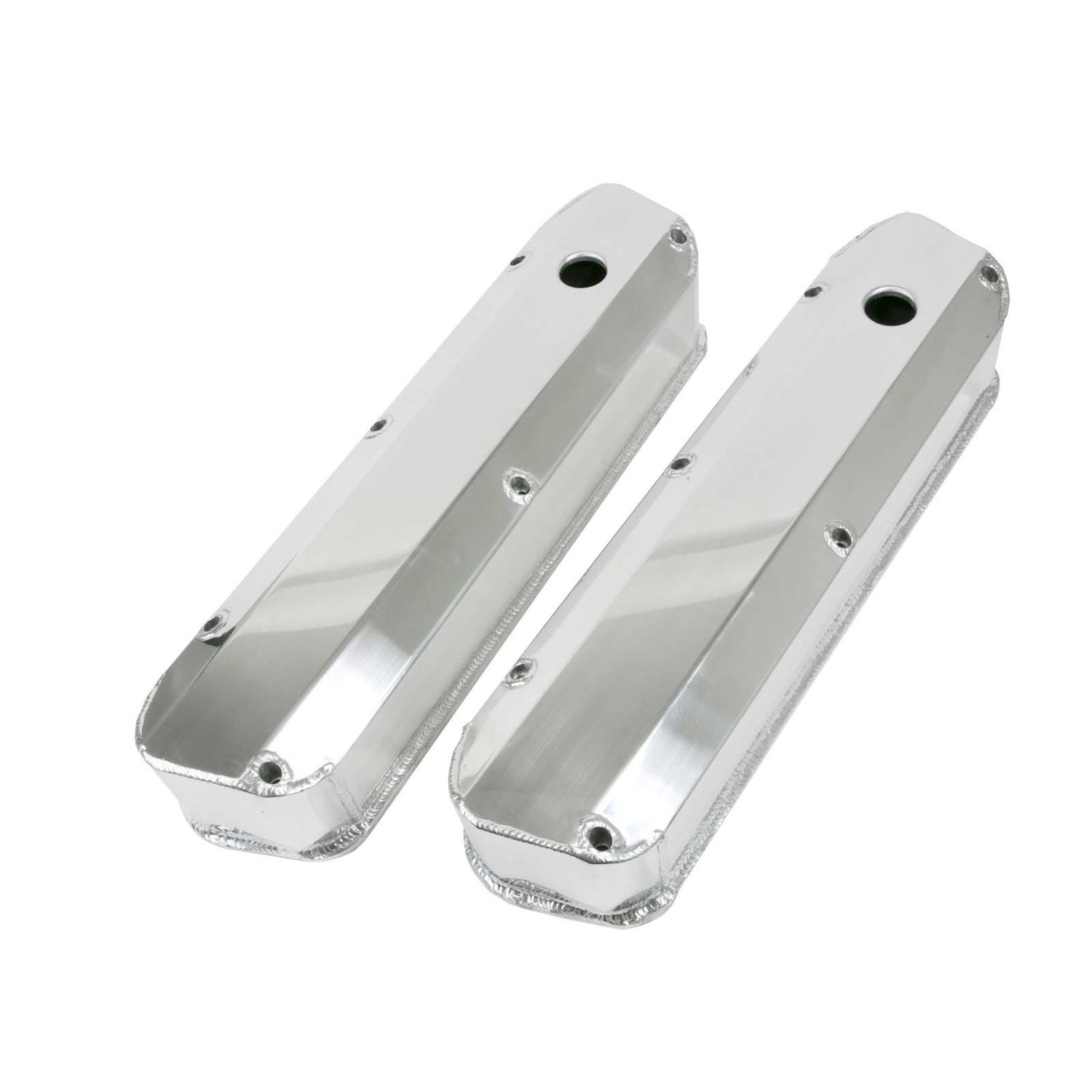 Valve Rocker Covers Fabricated Ford Windsor V8 260-289-302-351 Tall Aluminium Chrome-pr