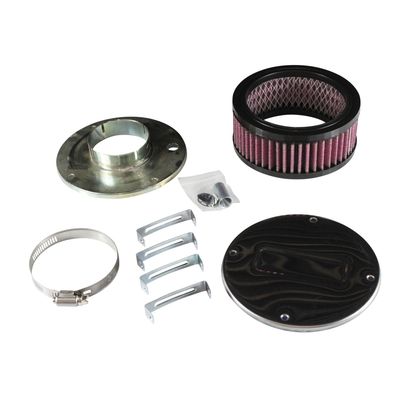 Chrome Air Filter/Air Cleaner 5-1/2" Wide x 55mm Tall 63mm Mikuni DIDTA DIDSA