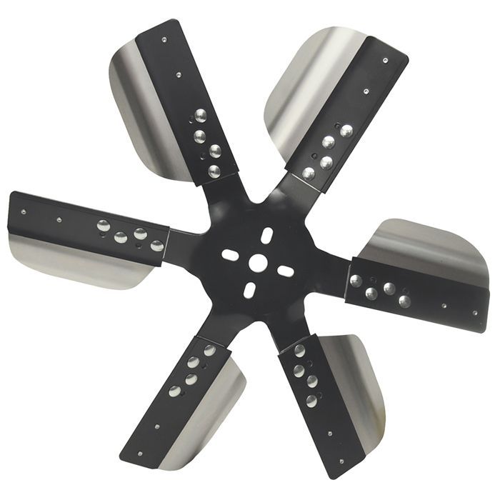 Derale Heavy Duty Stainless Steel Standard Rotation 17 Inch Flex Fan 17017