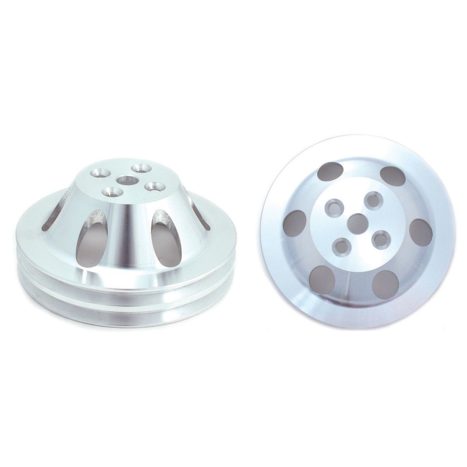 Pulley Water Pump Double Groove Swp Polished Alloy Big Block Chevrolet 396-454 Pulley Water Pump Double Groove Swp Polished Alloy Big Block Chevrolet 396-454