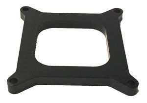 Phenolic Carburettor Spacer Open Port Holley Squarebore. 12mm (1/2 Inch) Thick
