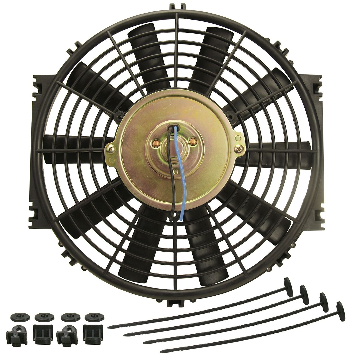 Derale 10 Derale 10" Straight Blade Reversible 625Cfm Electric Fan with Mount Kit 16910