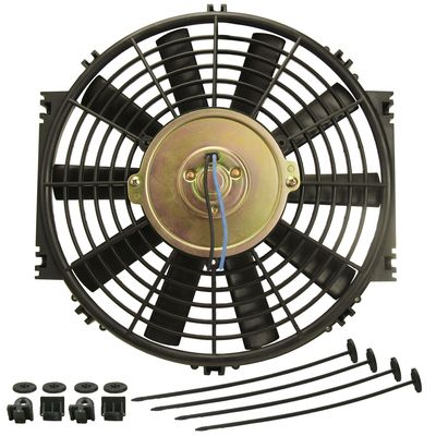 Derale 10 Derale 10" Straight Blade Reversible 625Cfm Electric Fan with Mount Kit 16910