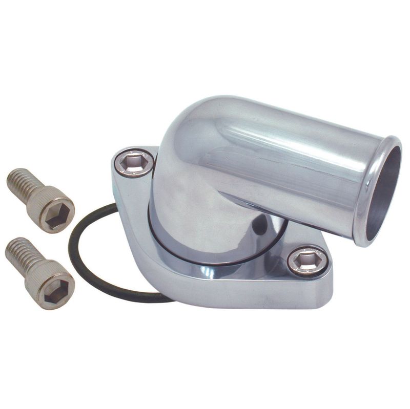 Water Neck Chevrolet Small Big Block 90 Degree Polished Alloy Swivel 360 Degree