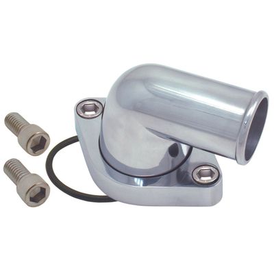 Water Neck Chevrolet Small Big Block 90 Degree Polished Alloy Swivel 360 Degree