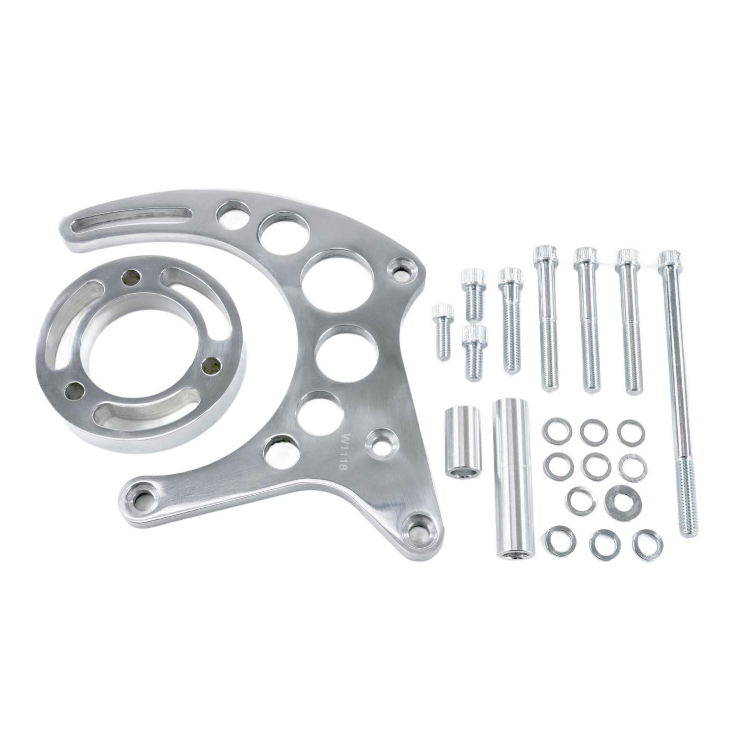 Alternator Bracket High Mount Small Block Chev Gilmer LWP Polished Alternator Bracket High Mount Small Block Chev Gilmer LWP Polished