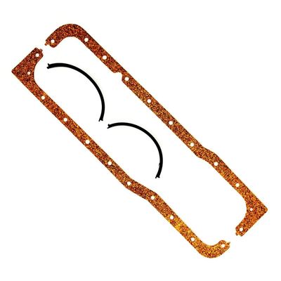 Oil Pan Gasket Set Ford Windsor V8 289-302w (Fibre & Black Neoprene) Oil Pan Gasket Set Ford Windsor V8 289-302w (Fibre & Black Neoprene)