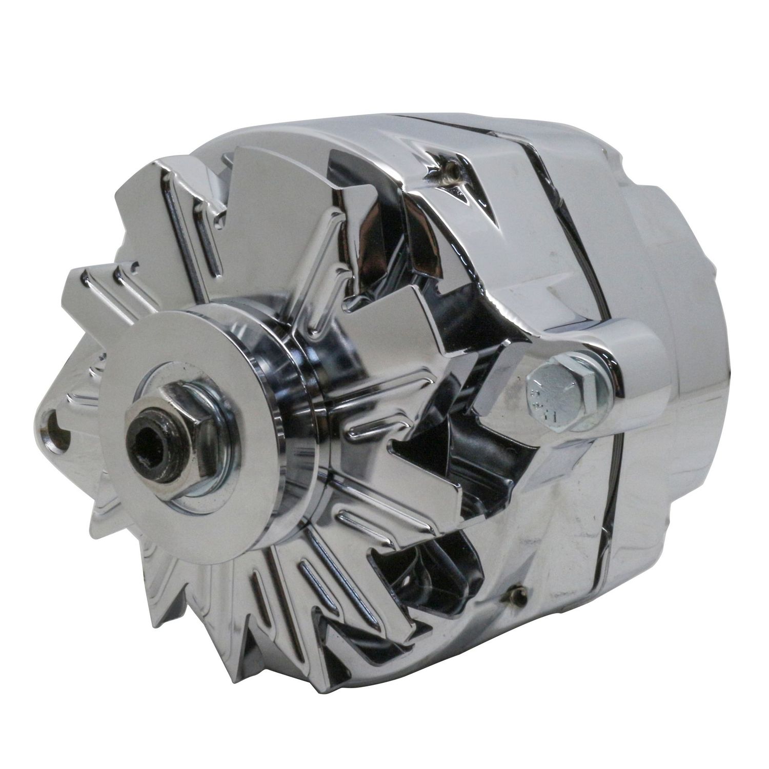 Alternator Ford 1966-91 V6 V8 Chromed 110 Amp 1 Wire Built in Regulator Alternator Ford 1966-91 V6 V8 Chromed 110 Amp 1 Wire Built in Regulator