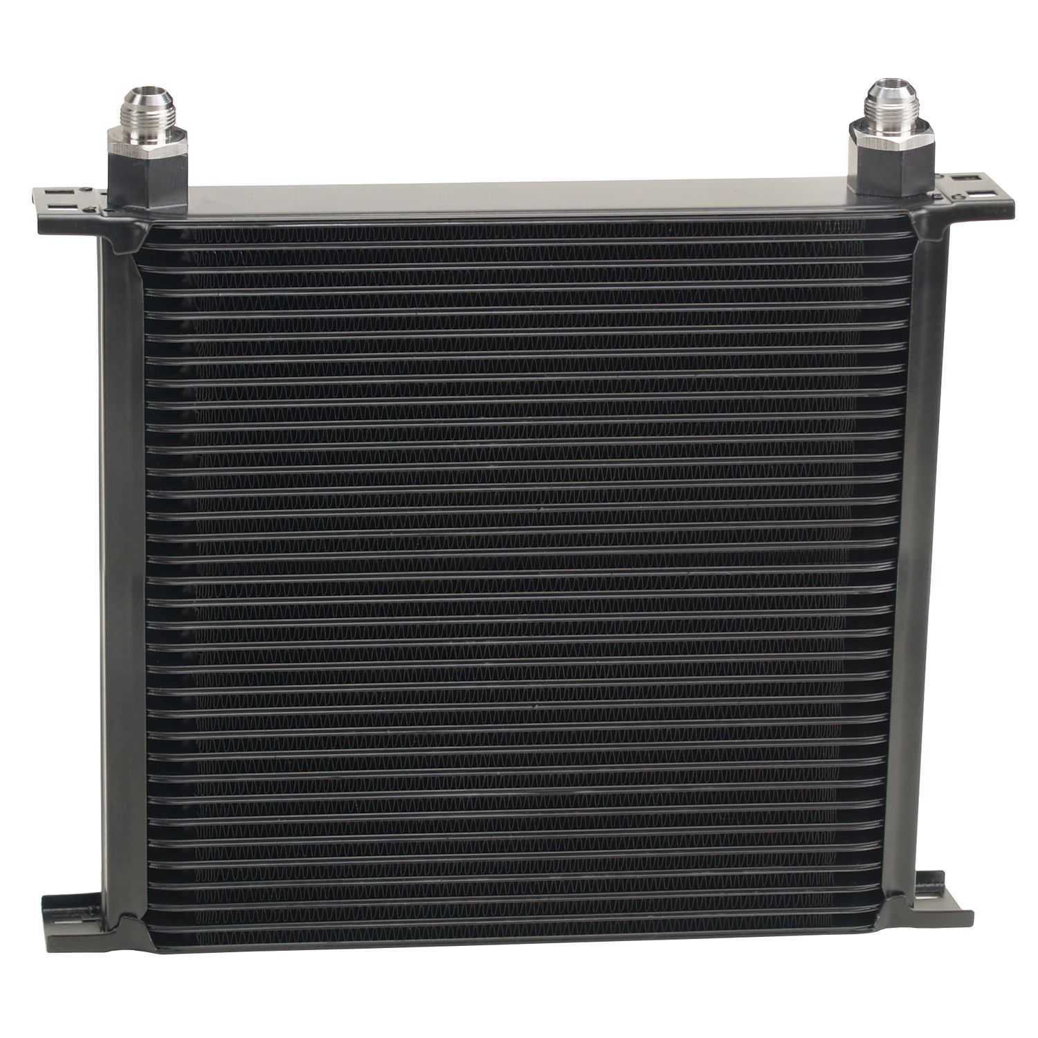 Stack Plate Fluid Cooler 34 Row Design Core-8AN Male Outlet Derale 53408