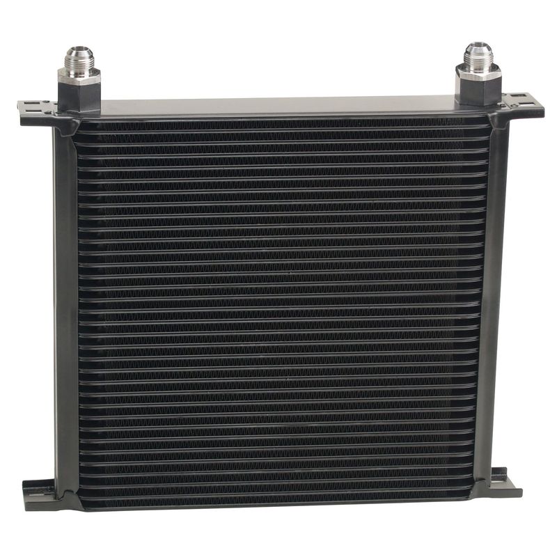 Stack Plate Fluid Cooler 34 Row Design Core-8AN Male Outlet Derale 53408
