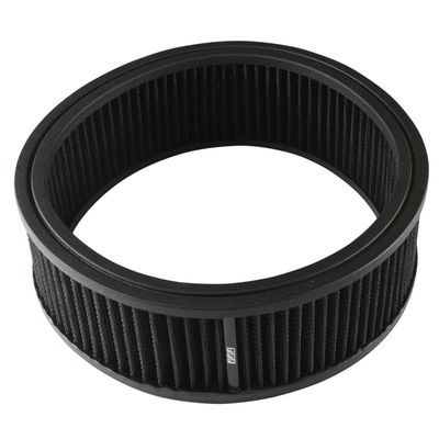 Air Filter/Air Cleaner Element Black 9 Air Filter/Air Cleaner Element Black 9" Wide 3" Tall Round High Performance Cotton