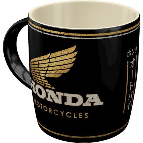 Nostalgic Art 330ml Ceramic Mug - Honda MC Motorcycles Gold