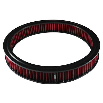 Air Filter/Air Cleaner Element Red 14 Air Filter/Air Cleaner Element Red 14" Wide 2" Tall Round High Performance Cotton