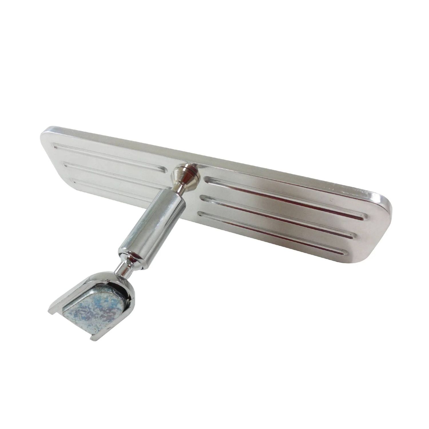 Ball Milled Aluminum Interior Windshield Rear View Mirror Polished