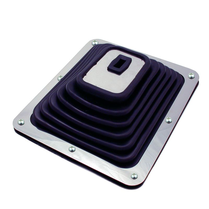 Large Mega Shift Hurst Style Shift Boot 7-3/4" X 8-3/4", Universal with Plate.