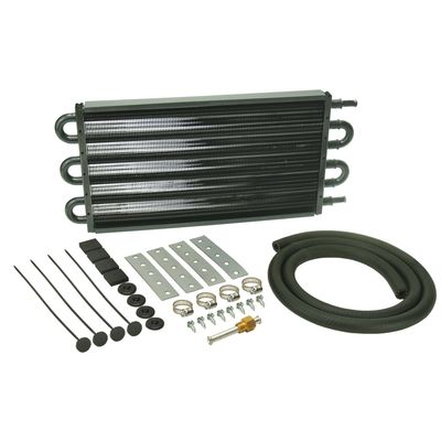 Derale Transmission Cooler Kit 18500 lbs GVW 7-5/8 Derale Transmission Cooler Kit 18500 lbs GVW 7-5/8" x 16-5/8" x 3/4" 13103