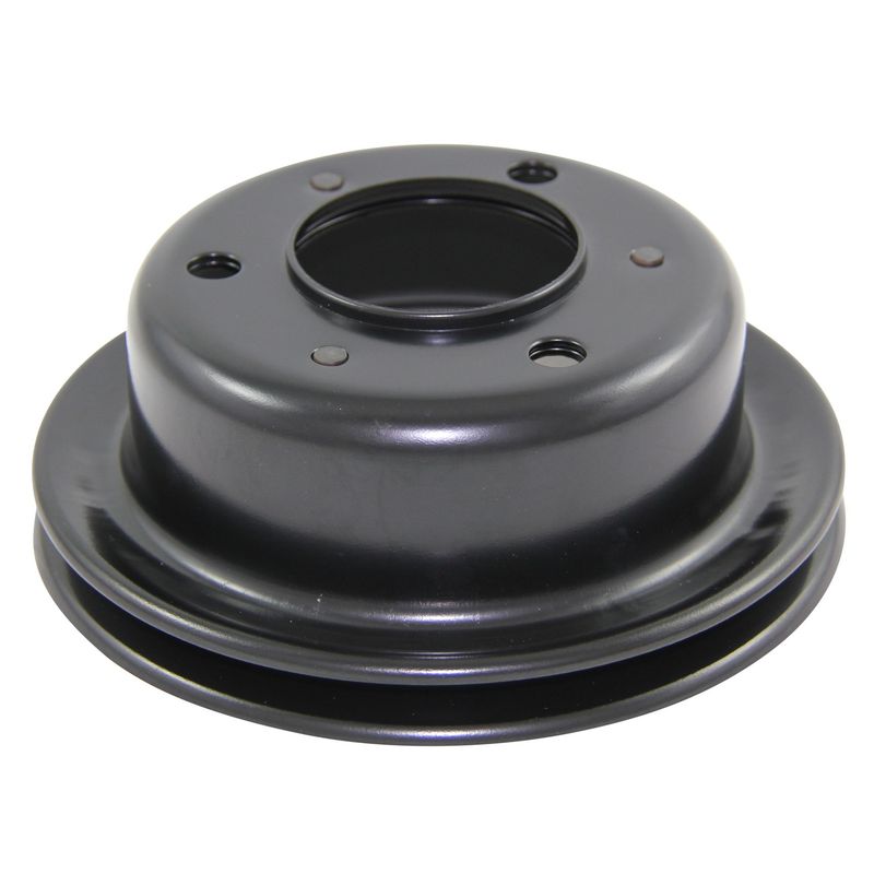 Pulley Crankshaft Single Groove Black Steel Ford Windsor 289 1965-66