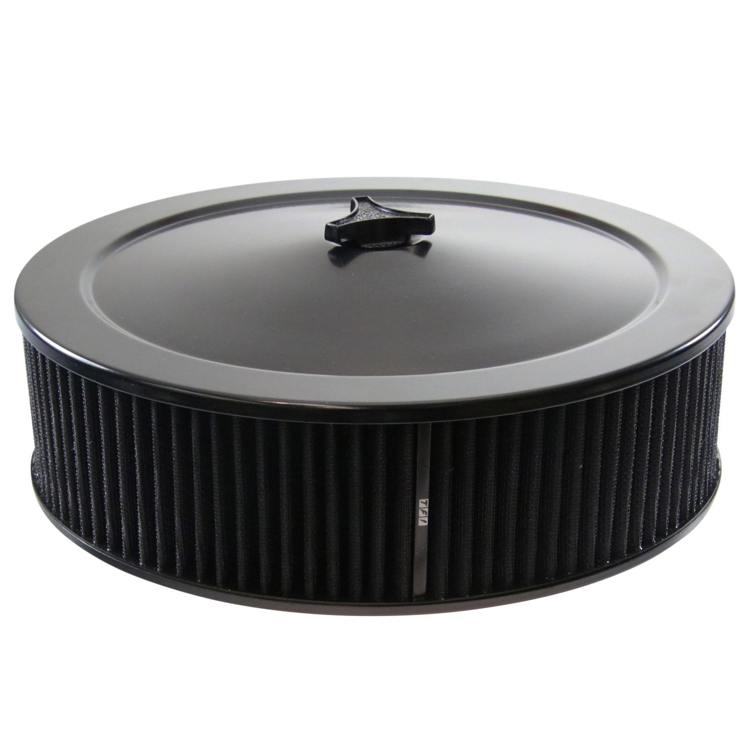 Black Air Filter/Air Cleaner 14" x 4" Holley Holden Quadrajet Base Washable Element