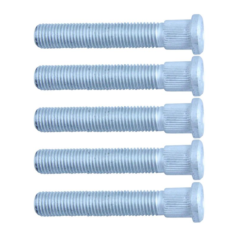 Extra Long Wheel Stud M12 x 1.5mm x 73mm Length - Long Shoulder Pack 5