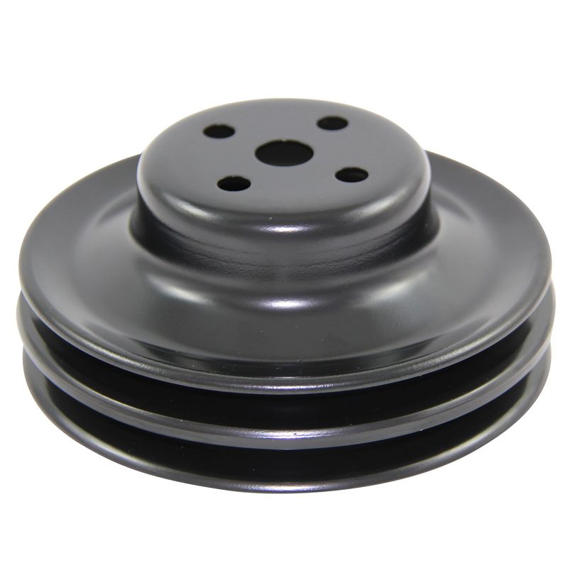 Pulley Water Pump Dual Groove Black Steel Ford Windsor 289 1965-66