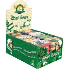 Mintbox: Counter Display of 32 Mints Boxes. Contains 8 Good Sellers x 4 of each Mintbox: Counter Display of 32 Mints Boxes. Contains 8 Good Sellers x 4 of each