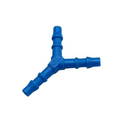 Nylon Plastic 3-Way Y Shape Tail Piece 5/32" (4mm) Barbed Hose Tube Ends