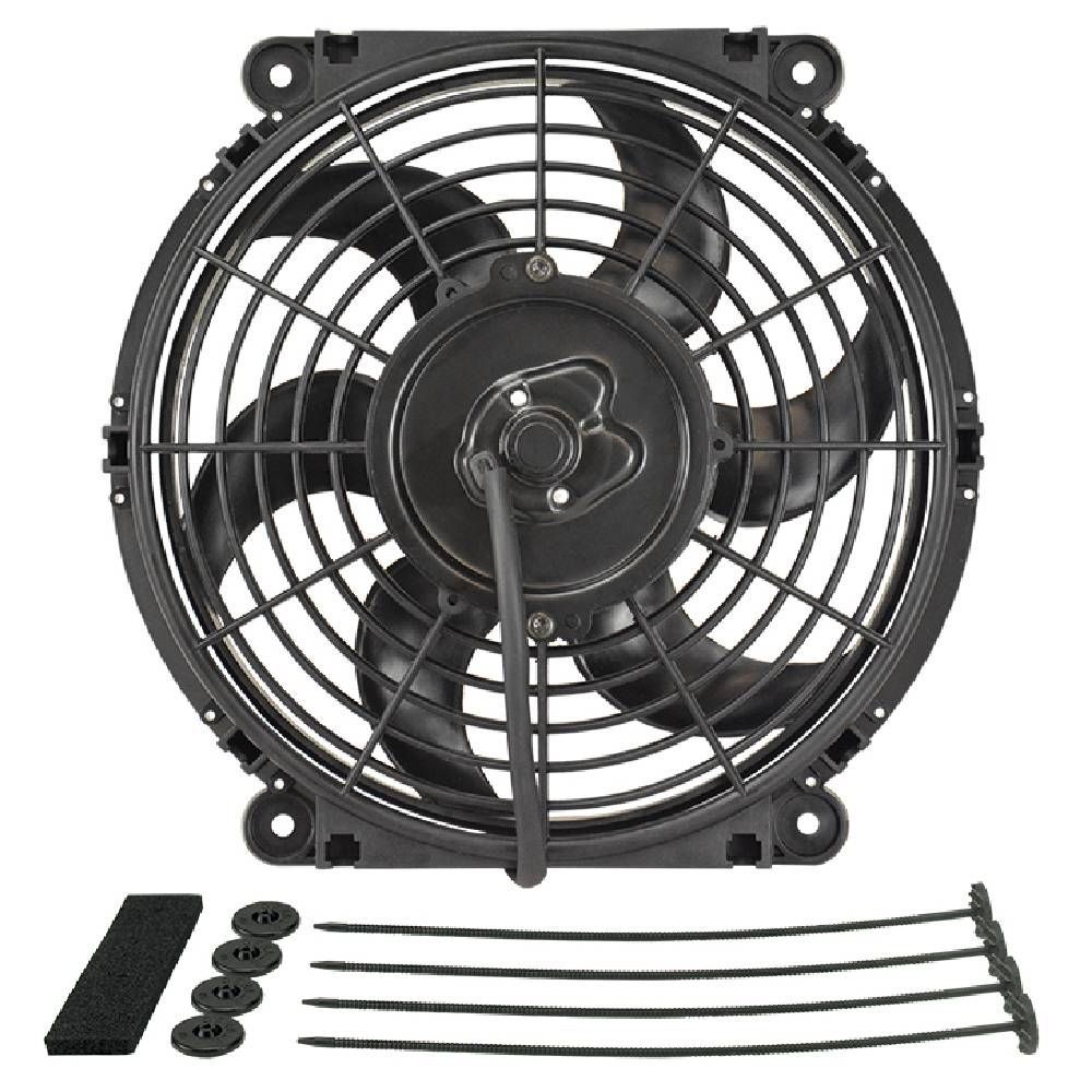 Derale 10 Derale 10" Tornado Electric Reversible Puller Fan with Mount Kit 650Cfm 16620