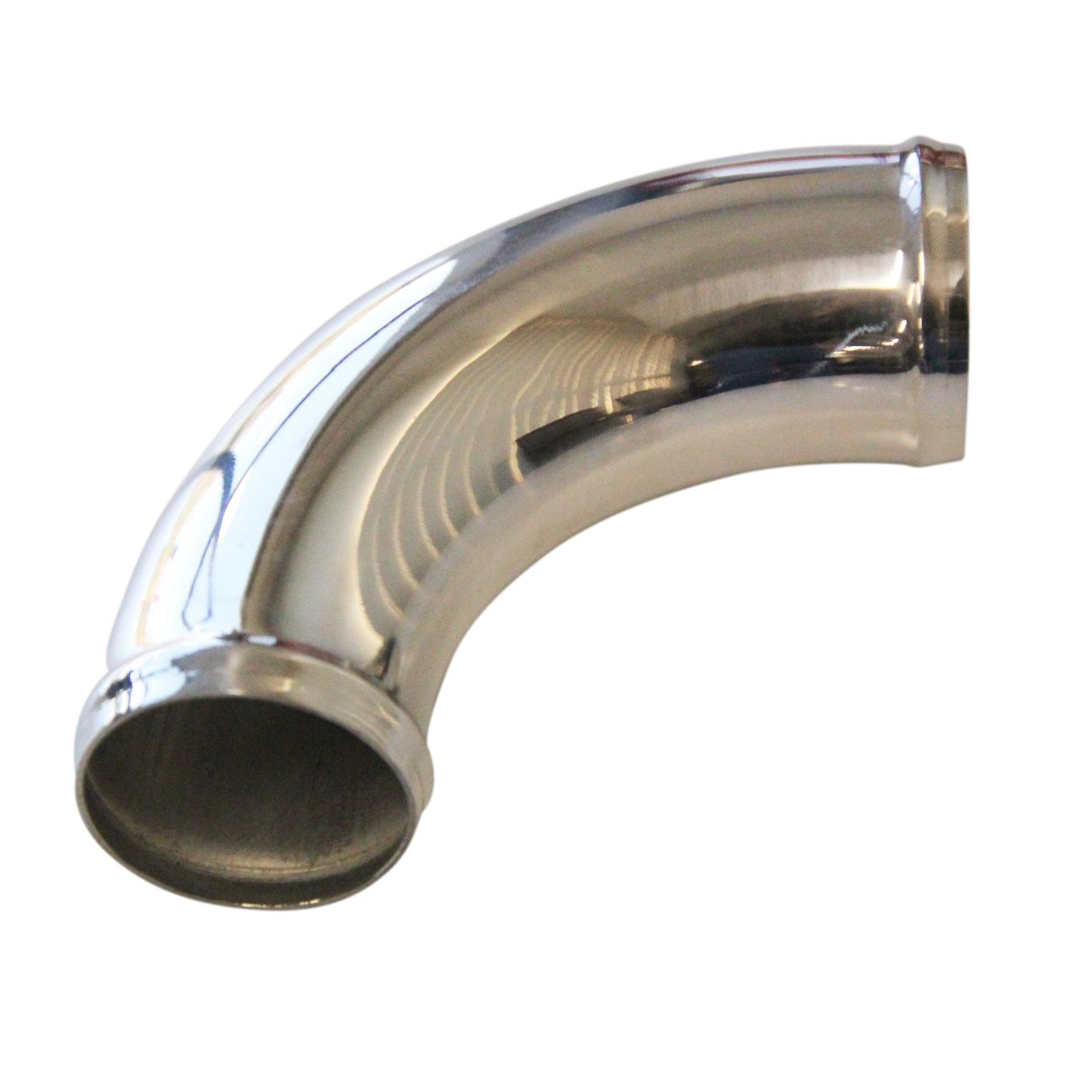 Intake Pipe Intercooler 2.5 Intake Pipe Intercooler 2.5" (63mm) OD 90 Degree Polished Alloy Pipe 6.2"(160mm)