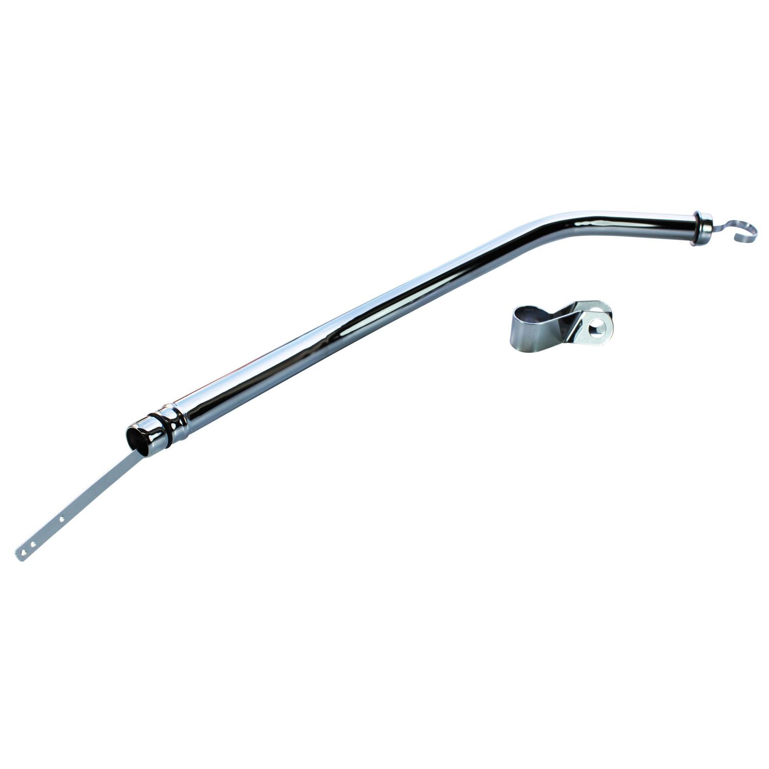 Transmission Dipstick Tube Ford C6 Dipstick + Tube Chrome Finish Push In