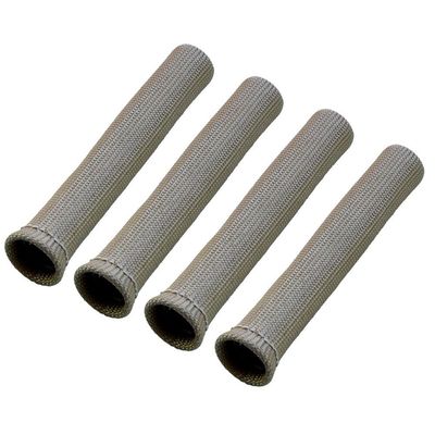Spark Plug Heat Shield Insulation Boot Fawn Set 4 Universal 1"Id bends to 90 Degree