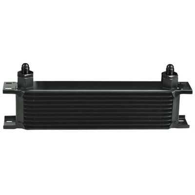 Stack Plate Fluid Cooler 10 Row Design Core-6AN Male Outlet Derale 51006