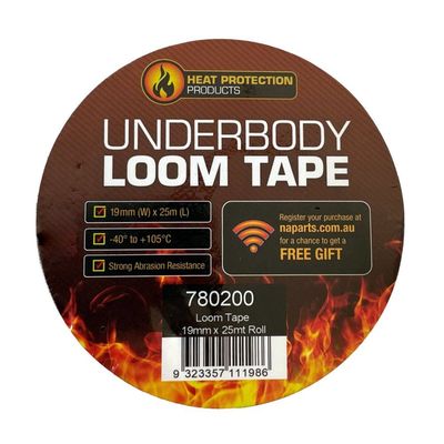 Underbody Loom Tape 19mm x 25M Roll - Black