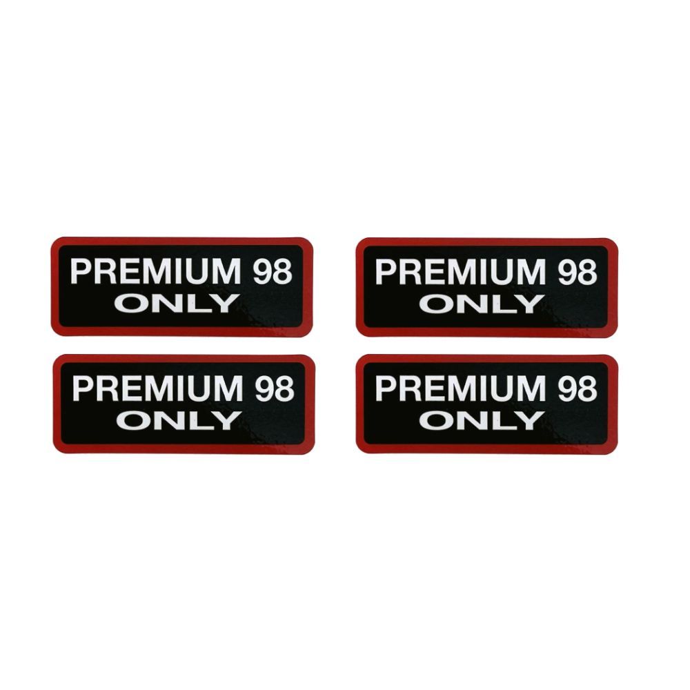 'Premium 98 Only' Decal Set - Small