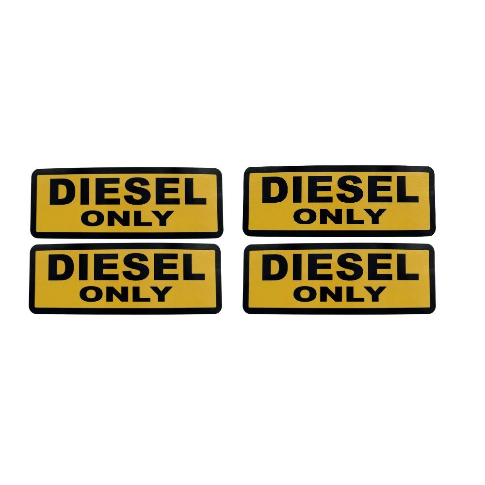 'Diesel Only' Decal Set - Small