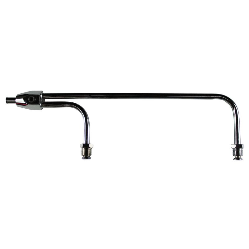 Fuel Rail Line Chrome Holley 4160 Vacuum Secondary with 8-21/32" Centres