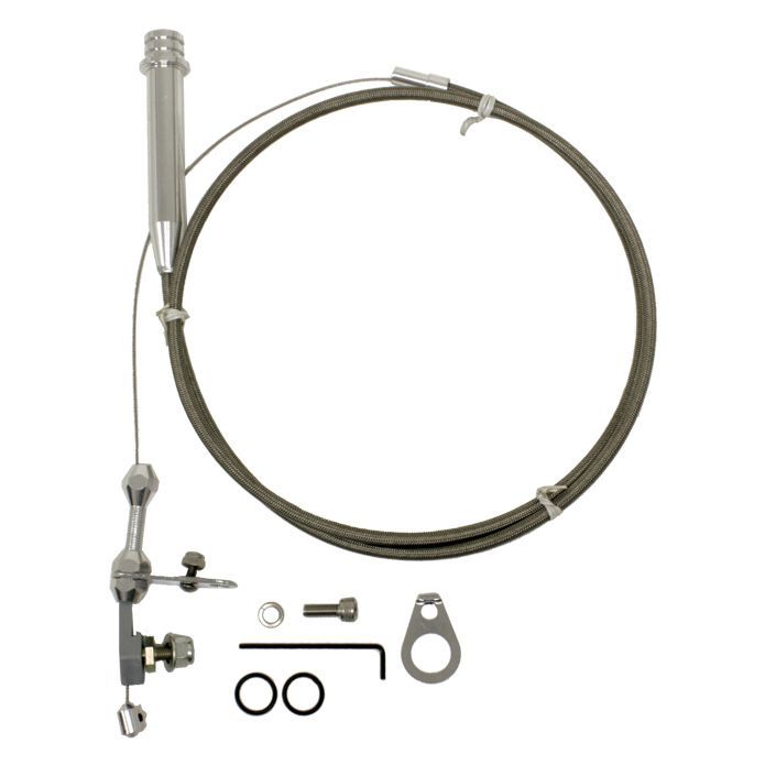 Kickdown Assembly GM 4L60 Braided Stainless 24 Inch Long