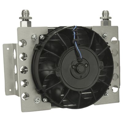 Derale 15950 Atomic Cooler Remote Mount Plate and Fin Fluid Transmission Cooler 15 Row