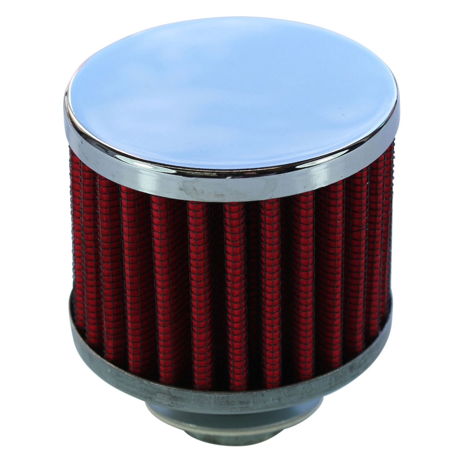 Valve Rocker Cover Breather Cap Twist In Holden/Chevrolet Chrome Top Red Element Valve Rocker Cover Breather Cap Twist In Holden/Chevrolet Chrome Top Red Element