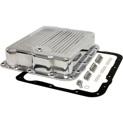 Transmission Pan GM Turbo 700R4/4L60/4L60E Polished Alloy 2-7/8" Extra Deep Fins