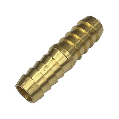 Brass Straight Male Joiner 1/2" (12.7mm) Barbed Hose Tube Ends