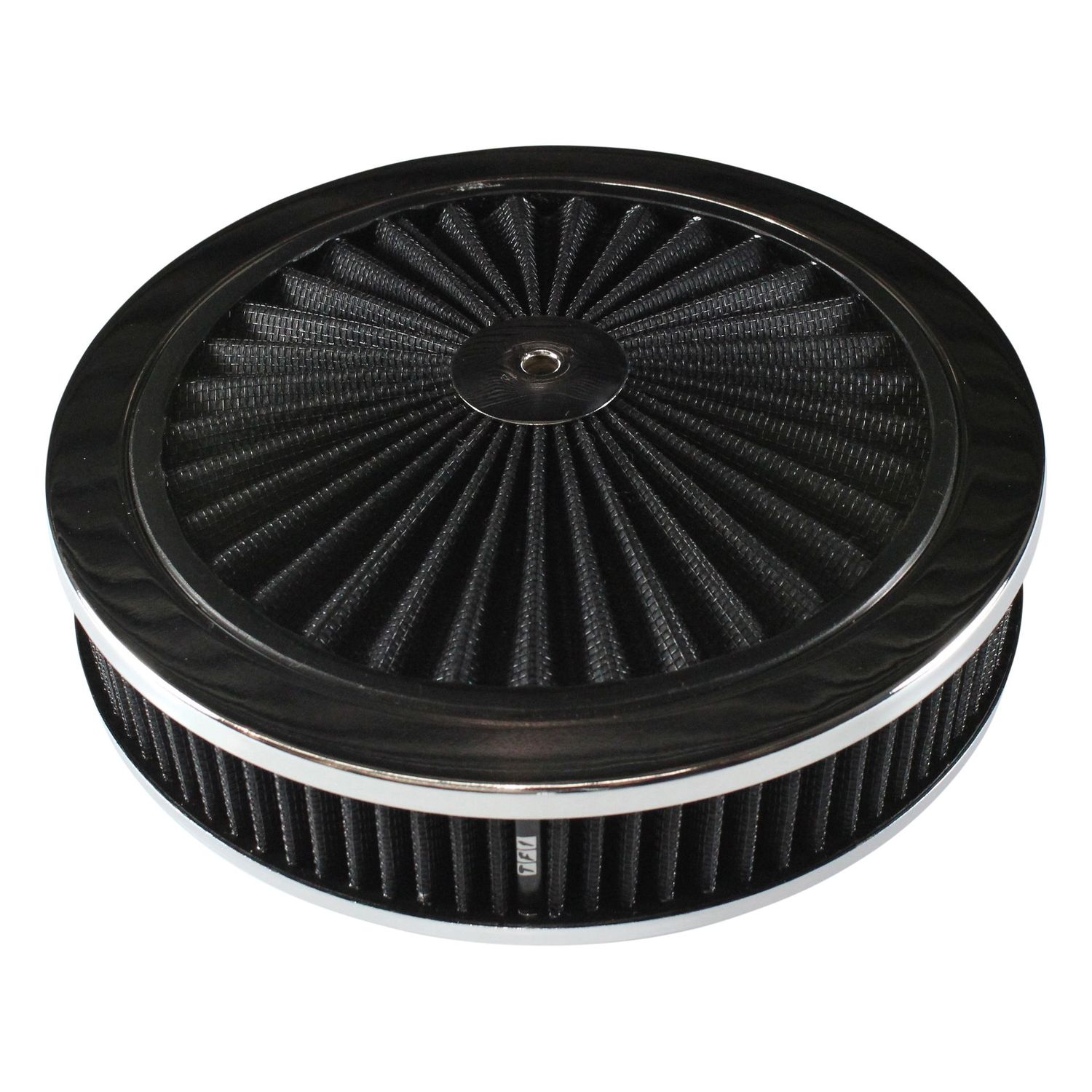 Extraflow Black Chrome Air Filter/Air Cleaner 9 Extraflow Black Chrome Air Filter/Air Cleaner 9"x 2" Assy fit Holley 5-1/8" Base
