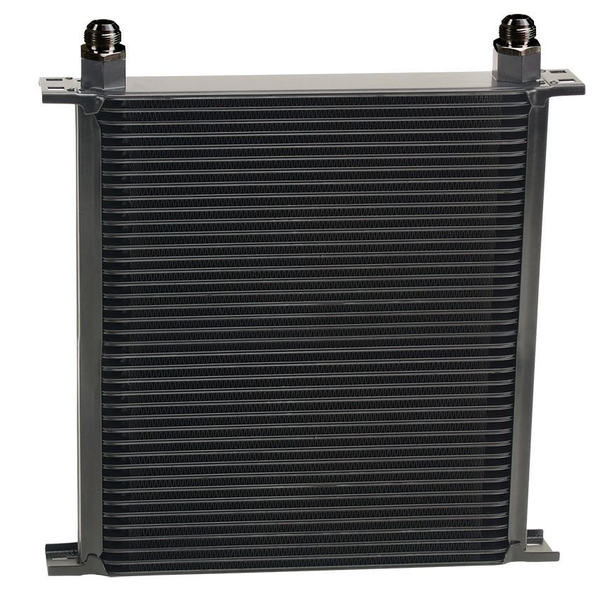 Stack Plate Oil/Transmission Fluid Cooler 40 Row Design Core-10AN Male Outlet Stack Plate Oil/Transmission Fluid Cooler 40 Row Design Core-10AN Male Outlet