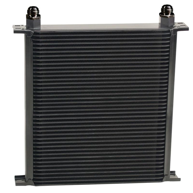 Stack Plate Oil/Transmission Fluid Cooler 40 Row Design Core-10AN Male Outlet