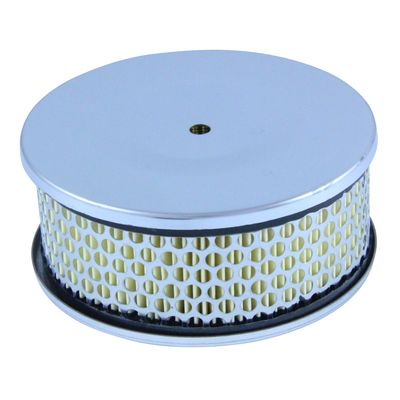 Chrome Air Filter/Air Cleaner 5-1/2 Chrome Air Filter/Air Cleaner 5-1/2" Wide x 55mm Tall 60mm Low Profile Centre Stud
